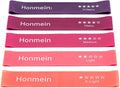 Resistance Bands for Working Out, Exercise Bands with 5 Resistance Levels Fit for Home Fitness, Strength Training, Natural Latex Resistance Band Include Instruction Guide and Carry Bag