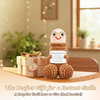 Funny Gag Doll Emotional Support Stuffed Positive Crochet Animals Pickle Gifts for Men Women Brother,Weird Things Stuff Office
