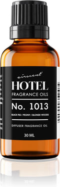 AirScent Hotel Diffuser Oil No. 1013 - Black Fig Peony Blonde Woods - Hotel Scent Dupe - Premium Fragrance Oil for Ultrasonic and Waterless Diffusers and Crafting - 30 mL, 1 fl oz Glass Bottle
