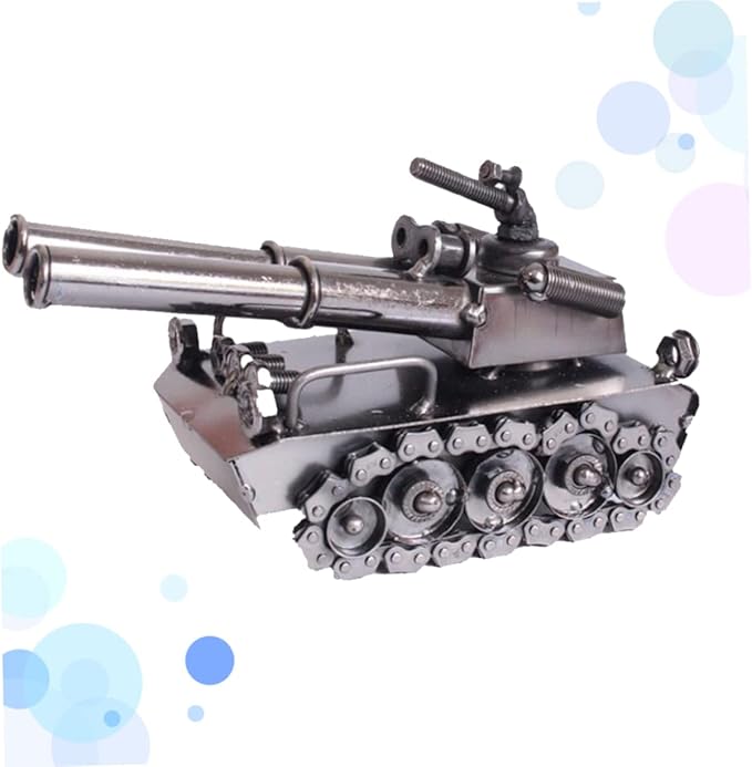 Vehicle Decoration Home Decor Iron Model Tank Model Metal Decorations Metal Vehicle Decoration