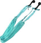 Premium Aerial Hammock Yoga Swing Kit Yoga Hammock Handstand Split Leg Stretchable Training Portable Elastic Aerial Hammock for Home Sky Blue(Light Blue)