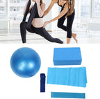 Yoga Beginners Kit Yoga Fitness Set Yoga Blocks Yoga Strap Belt Yoga Ball Towel Yoga Sets Yoga Accessories Kit for Beginners Yoga Starter for Home Workout Gym Women
