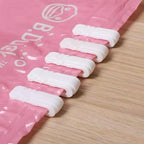 10 Pack Vacuum Storage Bags Sealing Clip Zipper Labor Saver Sliding Grip for Sous Vide Bags Space Saver Sealer Bag Airtight Shrink Compression Packing Bag Reusable Food Storage Bags