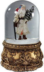 San Francisco Music Box Santa Musical Domed Water Globe
