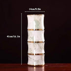 Ceramic Umbrella Stand Rack, Home Free Standing Umbrella Holder Bucket, Canes Walking Sticks Holder(B)