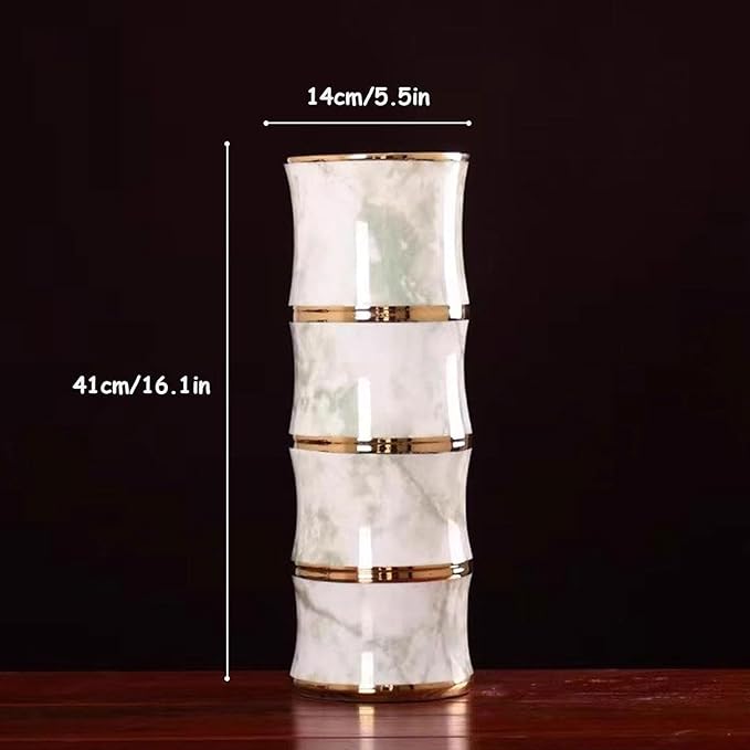 Ceramic Umbrella Stand Rack, Home Free Standing Umbrella Holder Bucket, Canes Walking Sticks Holder(A)