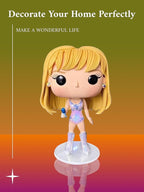 Cute Singer Star Doll Epoxy Resin Fashion Doll Singing Modeling, Charms Cartoon Style,The Best Gift for Music Fans and Friends (#2)