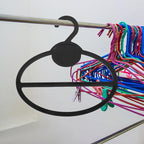 VOSAREA 10pcs Scarf Organizer Rack Multi-Functional Hanger for Ties Belts and Shawls Space-Saving Design for Closet Storage Practical Accessory Holder