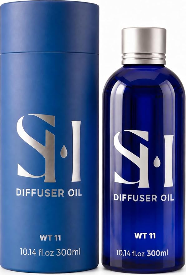 White Tea WT11 Hotel Scent Diffuser Oil | 10.14 Fl oz (300 ml) - Waterless Diffuser Oil Refill & Highly Concentrated Fragrance Oil, Diffuser Oil Scents Luxury, Hotel Oil Diffuser