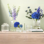 Villeroy & Boch Fleur Vase, 11 in, Clear, Dishwasher Safe, Mouth-Blown and Handmade Glass Vase