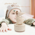 Music Box, Guardian Angel Musical Box Figurine Holding Dove, Sculpted Hand-Painted Music Boxes Figures Wind Up Angel Musical Boxes for Women Girls in Christmas Birthday Anniversary