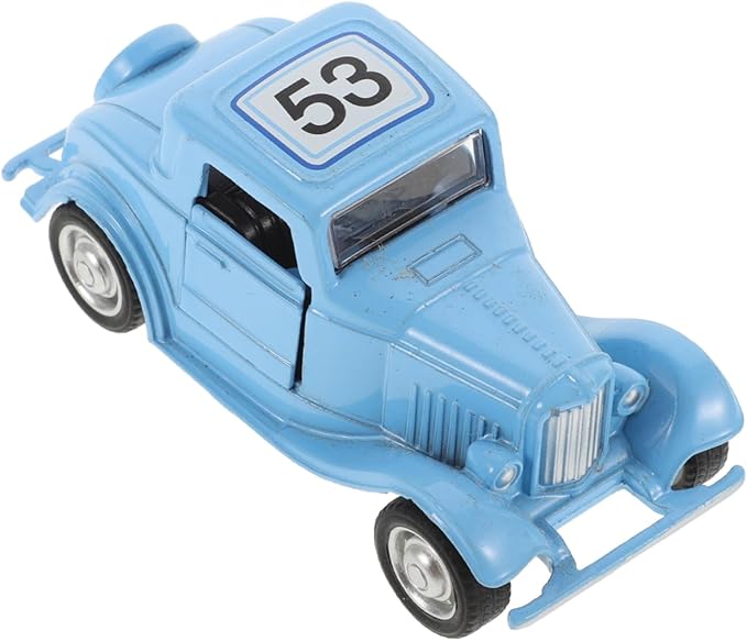 Vintage Car Model Decorative Ornament Retro Metal Vehicle Sculpture for Cabinet Decoration Realistic Design with Rustic Style for Car Enthusiasts and Home Decor
