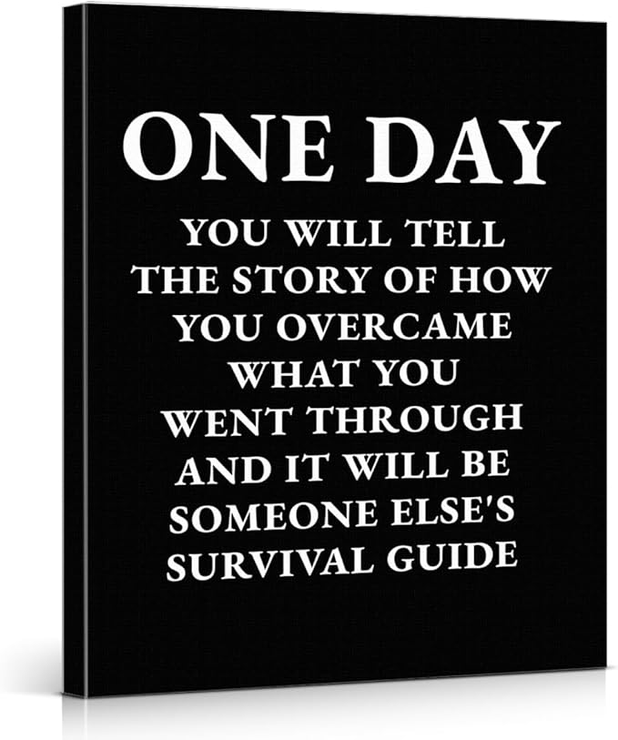 Inspirational Quotes Wall Art Decor, Black Office Decor for Men, Motivational Success Canvas Painting Positive Affirmations Posters Artwork for Home Office (11.5 X 15 Inches, Framed)