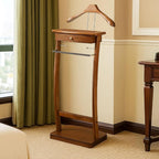 Proman Products Kingsman Valet Stand, Medium Walnut
