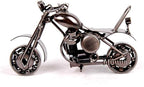 Creative Metal Motorcycle Model Artwork desktop Accessories Organizer Office Home Décor Accents (Black 36)