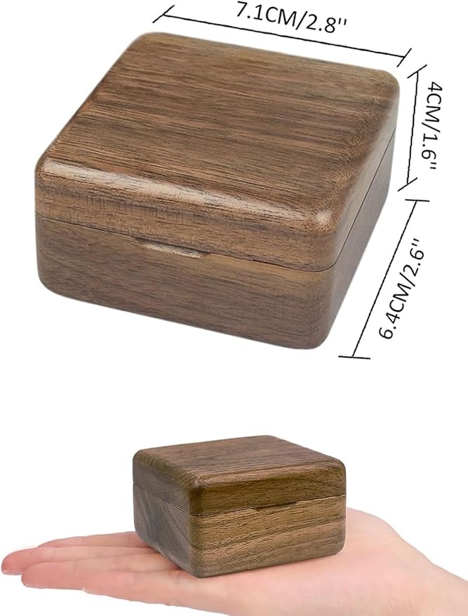 Sinzyo Anastasia-Once Upon a December Music Box Vintage Musical Boxs for Gift Birthday Valentine's Day Christmas Day(Walnut Wooden Box)