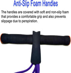 Pedal Resistance Band with Handle, Upgraded 6 Tube Pedal Puller Resistance Band, Natural Latex Exercise Bands for Full Body Workout, Tummy, Waist, Arm, Leg Slimming, Pilates Exercise
