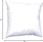 Pillowflex Synthetic Down Pillow Insert - 20x20 Down Alternative, Ultra Soft Large Square Throw Pillow, Couch Sham, Bed Sleeping - 1 Decorative Accent Form