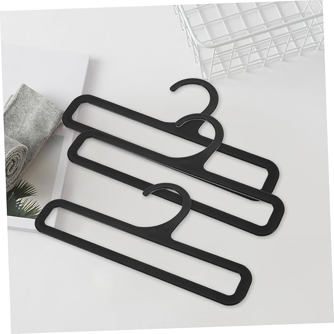 10Pcs Scarf Hanger Organizer Versatile Plastic Belt and Tie Storage Rack for Closet Stylish Scarf Holder for Scarves Ties and Belts Home and Retail Use