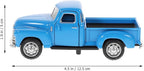 NUOBESTY Old Pickup Truck Figurine - Vintage Alloy Car Vehicle Toy Sky-Blue Retro Ornament for Christmas Table Centerpiece, New Year Birthday Decoration