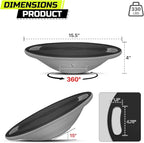 Wobble Aerobic Step Platform Balance Board with Non-skid Tpr Bump Surface, 360 Rotation for Stability Training, Versatile Home Gym Exercise Workout Step Aerobics Platform
