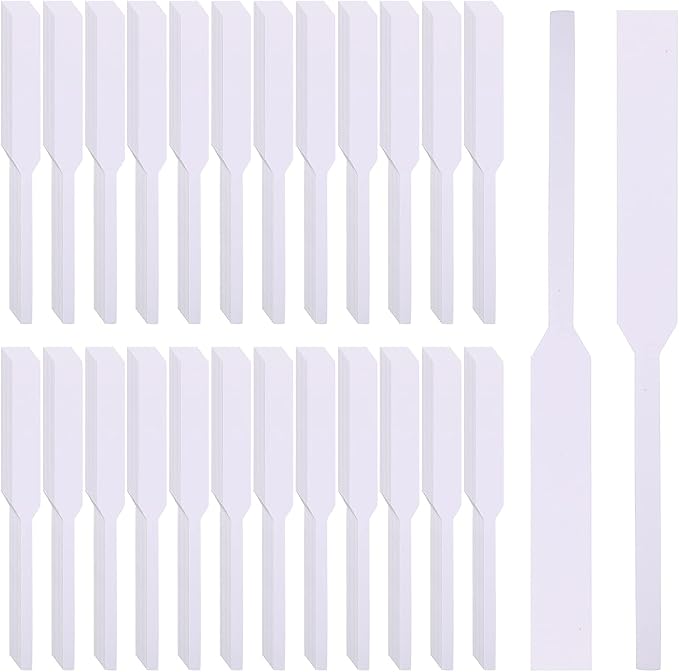 Tondiamo 400 Pieces Perfume Test Strips Fragrance Paper Sticks Cologne Scent Strips Disposable Perfume Blotter Sample Blender Essential Oils Test Cards White for Smell Diffuser Aromatherapy Spice