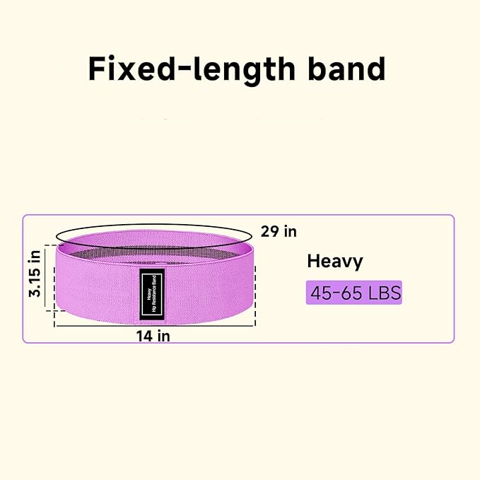 Resistance Bands, Fabric Workout Bands for Women & Men