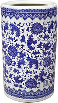 Umbrella Stands,Umbrella Stand - Porcelain Indoor Entryway, Home Front Door Umbrellas Holder for Canes Walking Sticks, 40 X 24Cm,Style-3