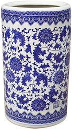 Umbrella Stands,Umbrella Stand - Porcelain Indoor Entryway, Home Front Door Umbrellas Holder for Canes Walking Sticks, 40 X 24Cm,Style-3