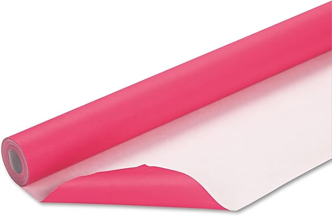 Fadeless Bulletin Board Paper, Fade-Resistant Paper for Classroom Decor, 48” x 50’, Magenta, 1 Roll