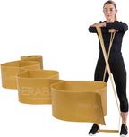 THERABAND CLX Resistance Band with Loops, 5-Foot Non-Latex Exercise Band for Mobility, Rehab, Stretching & Home Workouts, Color-Coded Resistance Levels