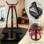 Air Walker Exercise Machine,Foldable Elliptical Machine for Home,Mini Elliptical for Full-Body Low-Impact Exercise with LCD Display Ideal for Home Gym