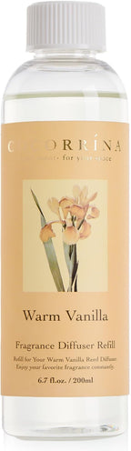 COCORRÍNA Reed Diffusr Oil - Warm Vanilla 6.7 oz. Scented Oil for Reed Diffuser Home Fragrance for Bedroom, Bathroom