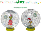 Dr Suess The Grinch Snow Globe Kit, DIY Snow Globe, Includes 2 Globes, Glitter, Sequins, Stickers – The Grinch and Max