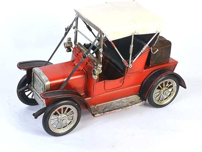 Metal Antique Vintage Car Model, Handcrafted Collections Retro Home Decoration Collectible Vehicle Gifts