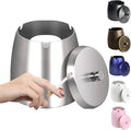 Ash Tray, Large Outdoor Ashtray with Lid, Ashtray for Outside Patio, Stainless Steel Windproof Smokeless Ash Tray for Balcony, Ashtrays for Smokers, Cigar, Home Office Decoration