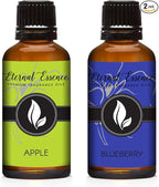 Eternal Essence Oils 2 Pack 30ml Premium Fragrance Oil - Apple & Blueberry - for Candle, Soap Making, Aromatherapy, Diffusers, Home Care, & Humidifiers