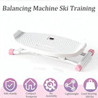 Stridon Balance Board for Adults - 3-in-1 Stepper with Resistance Bands & Portable Wobble Board Featuring LCD Monitor, 300 lbs Capacity Ski Balance Trainer for Full Body Workout at Home Gym