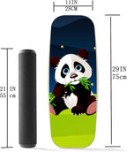 Balance Board Surf Trainer with Adjustable Stoppers - 2 Different Distance Options Balance Board for Surfing, Snowboarding, Skiing, Skateboarding, 300lbs Capacity