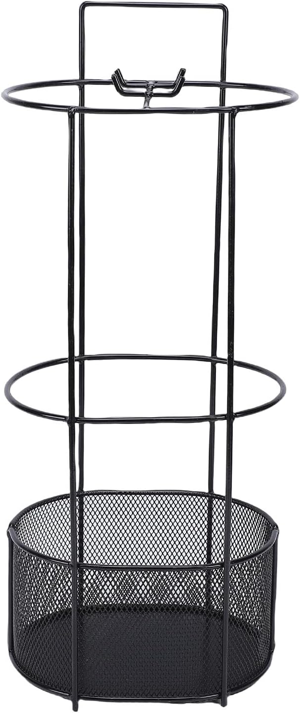 FILFEEL Duty Iron Umbrella Stand – Freestanding Metal Umbrella Holder with Drainage Mesh Base for Entryway, Home, Office & Commercial Use – Compact 20x15x50cm Vertical Storage Rack