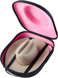 Cowboy Hat Travel Case – Crushproof Carrier for Cowboy, Panama & Tweed Hats with Carrying Handle, Shoulder and Luggage Strap, For Travel and At-Home Storage (Large)