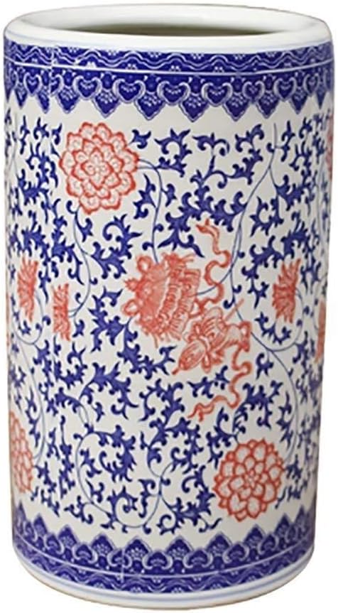 Umbrella Stands,Umbrella Stand - Porcelain Indoor Entryway, Home Front Door Umbrellas Holder for Canes Walking Sticks, 40 X 24Cm,Style-2