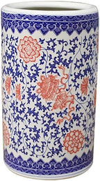 Umbrella Stands,Umbrella Stand - Porcelain Indoor Entryway, Home Front Door Umbrellas Holder for Canes Walking Sticks, 40 X 24Cm,Style-2