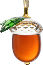 Crystal Acorn Christmas Tree Hanging Ornament Glass Acorn Hanging Ornament Transparent Sun Catcher for Home Window Outdoor Garden