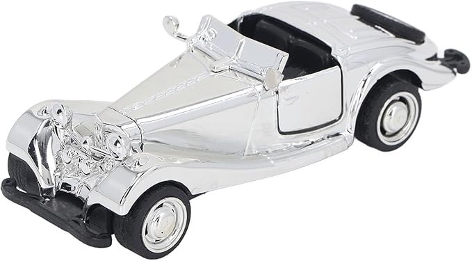 Asixxsix Vintage Car Model, 13x5cm Alloy Metal Antique Die Cast Car Model, Collectible Vehicle Ornament with High Simulation Details for Home Bar Shelf Decor (Style 1)