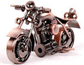 Trebisky Metal Motorcycle Decor Figurine Iron Motorcycle Sculpture Desk Decor Art Gift Vintage Home Office Decor Birthday for Men Friend Dad Son Him (Cruiser)