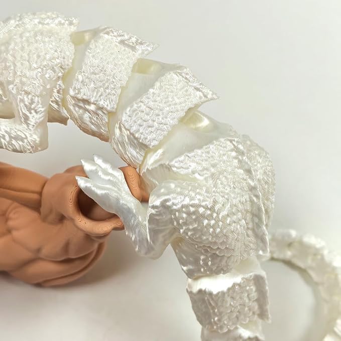 Cute Lucky Dragon, Desktop Decoration Ornament, 3D Printing, Nostalgic Cute Image Ornament (8.26inch)