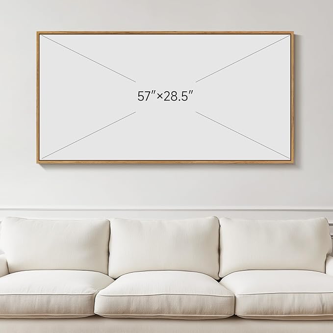 Large Framed Colorful Abstract Wall Art for Living Room, Oversized Modern Horizontal Bright Canvas Prints Paintings Artwork for Walls, MultiColor Pictures for Hallway Dining Bedroom Wall Decor 30x60 In