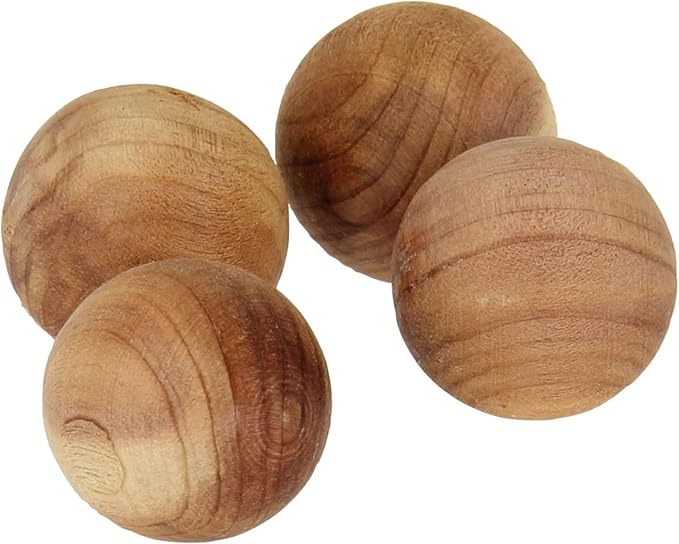 CedarFresh 17840-1 Red Cedar Wood Balls | Freshen and Protect Closets | 48-Pack