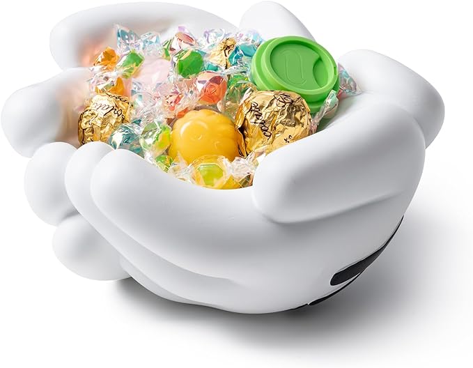 Cartoon Mouse Hand Candy Bowl, Resin Multifunctional Storage Organizer for Candies Keys Cosmetics, Decorative Holder for Home Office Entryway